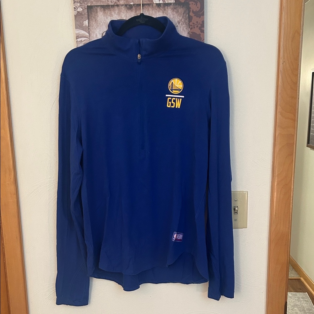 Under Armour Golden State Warriors Blue quarter zip Pullover